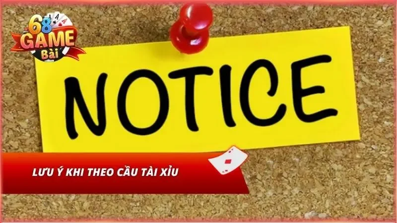 Lưu ý quan trọng khi bắt cầu tài xỉu