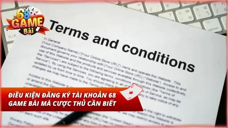 Các điều khoản pháp lý về độ tuổi và quy chế một tài khoản duy nhất tại hệ thống