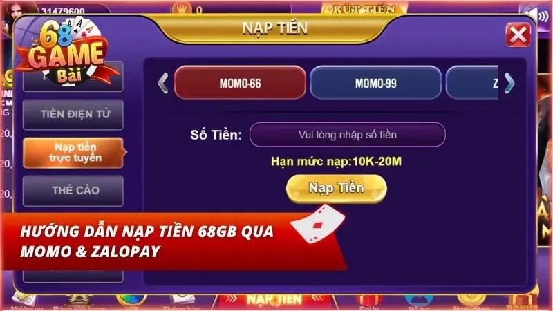 Quét mã QR trực quan hiển thị trên màn hình giúp người chơi nạp phỉnh cược nhanh
